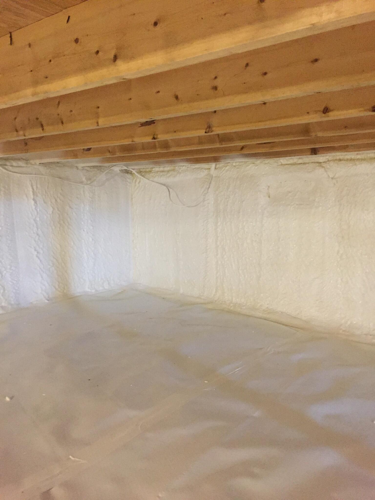 Spray Foam Insulation by TC Hafford Basement Systems